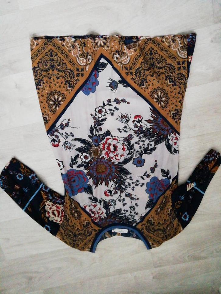 Cream jurk, maat 42, Kleding | Dames, Jurken, Zo goed als nieuw, Knielengte, Ophalen of Verzenden