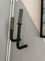 Frederik Roijé - Wall of Flame Kandelaar muur twee stuks, Ophalen, 25 tot 50 cm, Zwart, Zo goed als nieuw