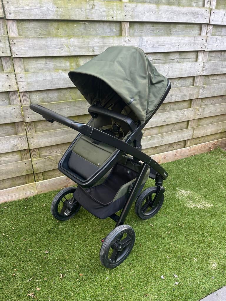 Pine Green Dubatti two E2 kinderwagen, Kinderen en Baby's, Kinderwagens en Combinaties, Gebruikt, Combiwagen, Met reiswieg, Ophalen