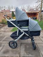 Uppababy Vista Tweelingkinderwagen - Compleet, Gebruikt, Verstelbare duwstang, Ophalen, Kinderwagen