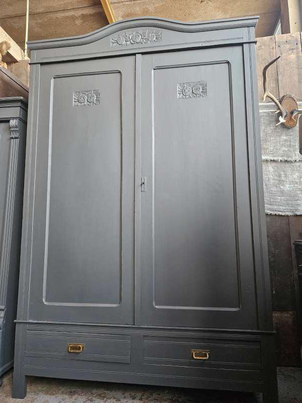 oude frans kledingkast ``WOONWINKEL RUSTIEK``, Huis en Inrichting, Kasten | Kledingkasten, Gebruikt, 200 cm of meer, 100 tot 150 cm