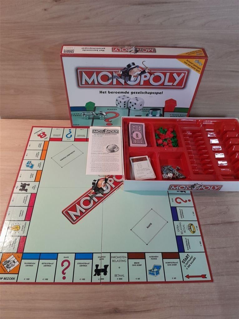 monopoly het beroemde gezelschapspel - s6238, Verzenden, Zo goed als nieuw