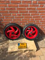 Dubbeldisk velgenset rood gilera runner 125 180, Ophalen of Verzenden