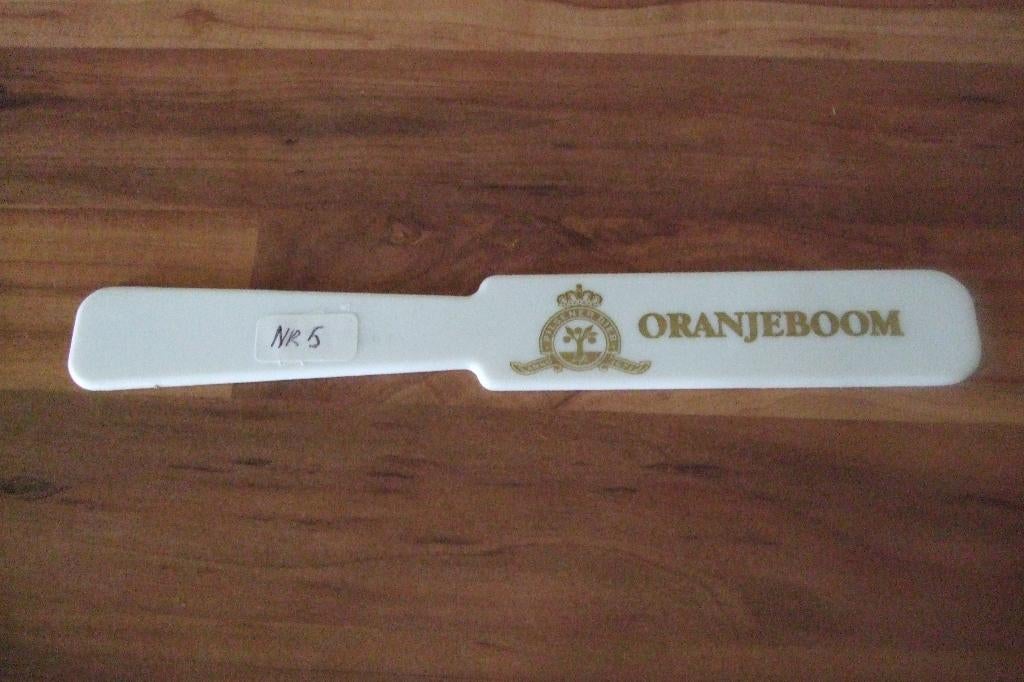 Oranjeboom bierspatel-/afschuimer (nr.5), Verzamelen, Ophalen of Verzenden, Nieuw, Overige typen, Oranjeboom