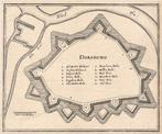 Mooie vestingplattegrond Doesburg, Caspar Merian, 17e eeuw, Verzamelen, Gebruikt, Verzenden, Voor 1940, Prent