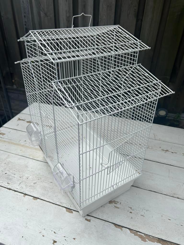 Vogelkooi voor kanarie of vinken, Dieren en Toebehoren, Ophalen of Verzenden, Zo goed als nieuw, Metaal, Vogelkooi