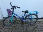 Meisjesfiets 22 inch - Paars/Blauw met mandje, Ophalen, 22 inch, Gebruikt, Onbekend