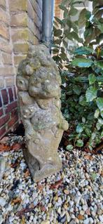 Oud tuinbeeld leeuw, Ophalen of Verzenden, Steen