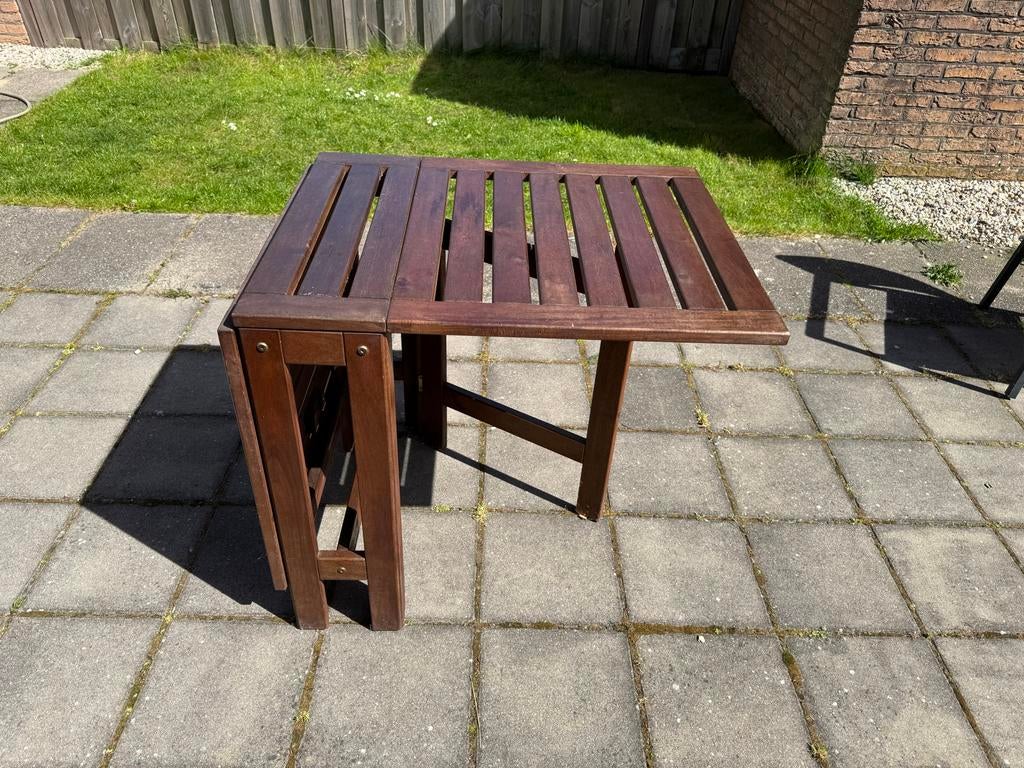 IKEA Applaro tuintafel, Ophalen of Verzenden, Gebruikt, Rechthoekig, Hout