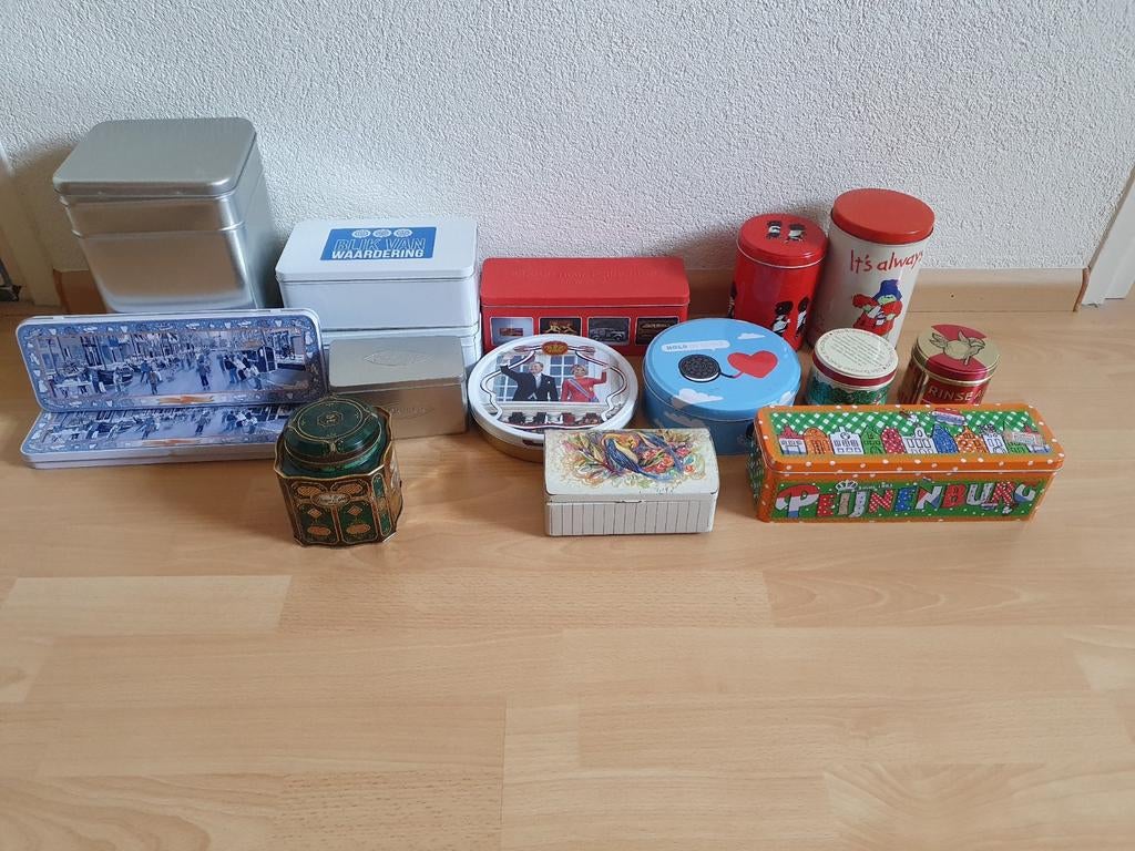 Blikken trommeltjes, Ophalen of Verzenden, Gebruikt, Overige