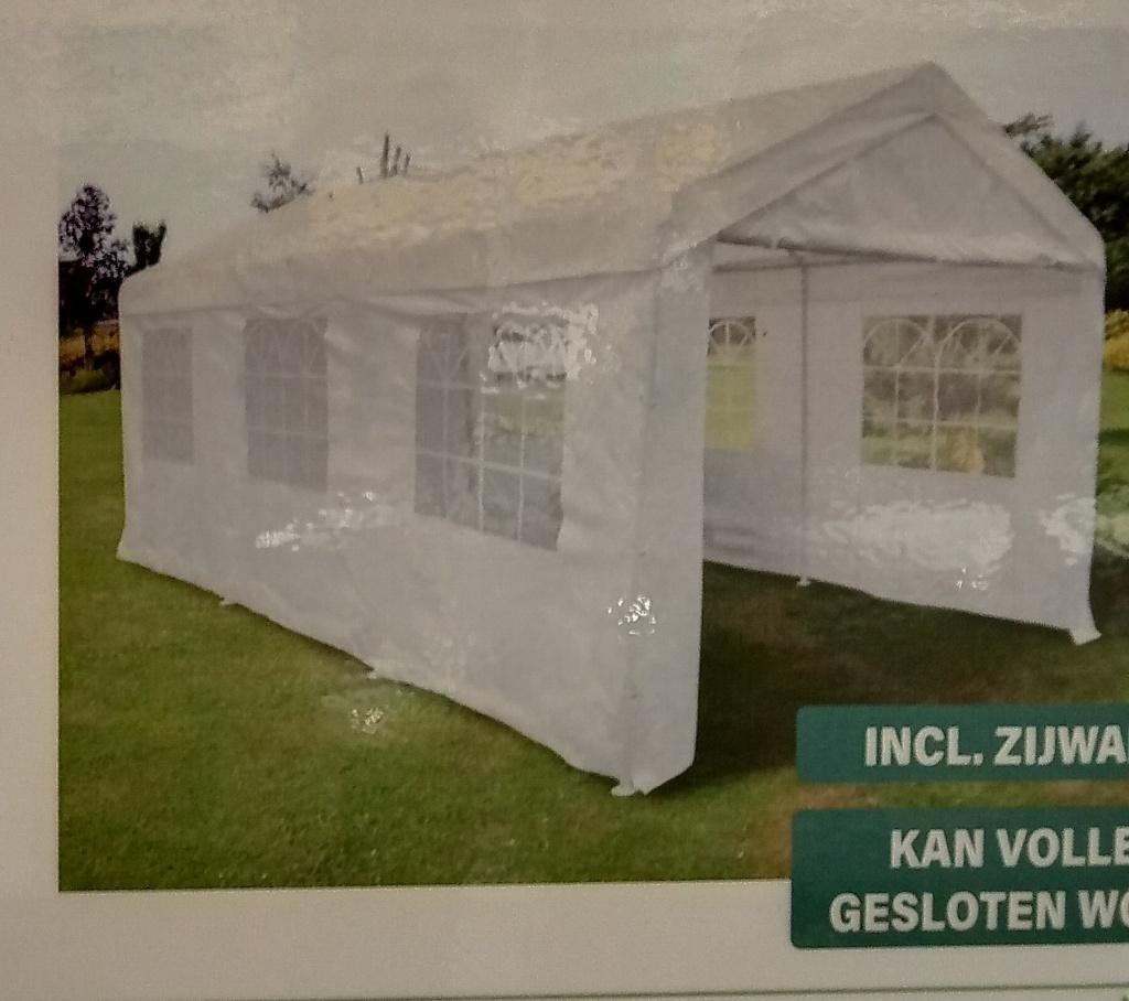 partytent/paviljoen 6x3, Tuin en Terras, Partytenten, Ophalen, Gebruikt, Minder dan 4 meter, Paviljoen