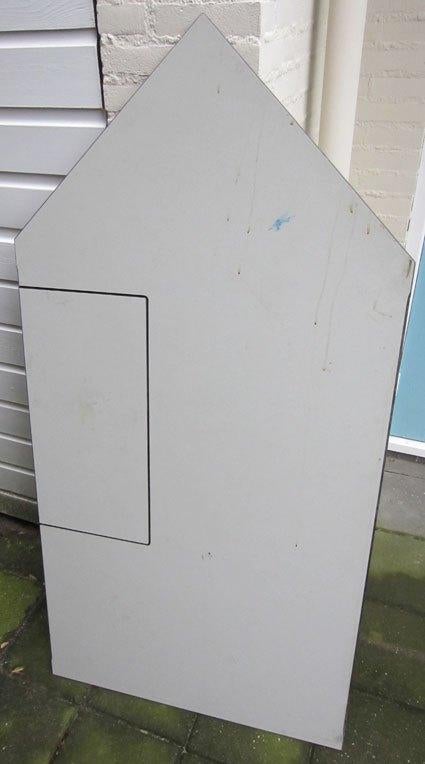 Zwaar Formica Computer Tafel Bladen 2x (voor in een hoek), Huis en Inrichting, Ophalen, Kunststof, Gebruikt, Hoek Computer Tafel