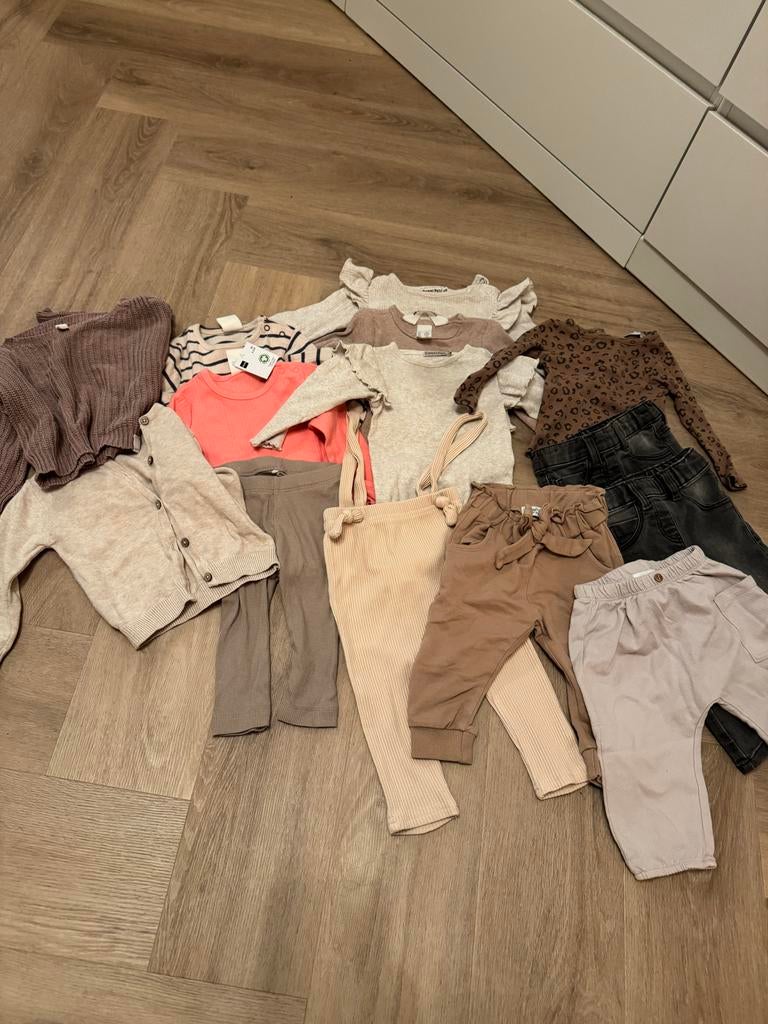 Kledingpakket meisje maat 68 - Diverse merken, Kinderen en Baby's, Babykleding | Maat 68, Ophalen of Verzenden, Gebruikt, Meisje