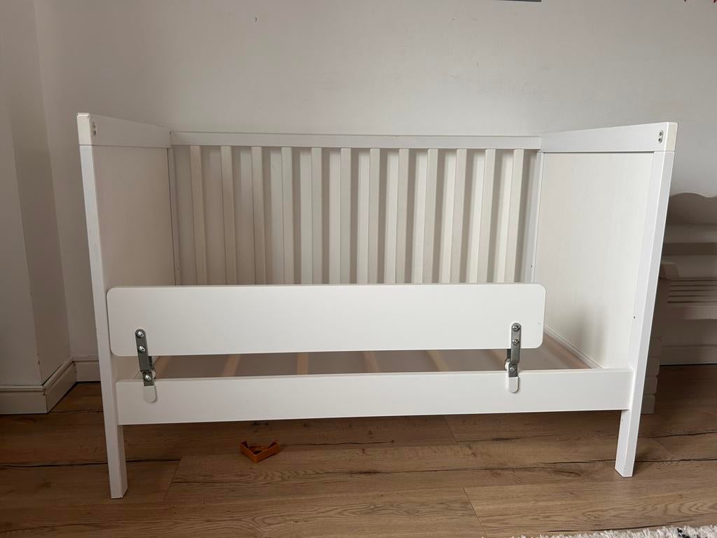 Sundvink ledikant, Ophalen, Gebruikt, Lattenbodem, Minder dan 140 cm