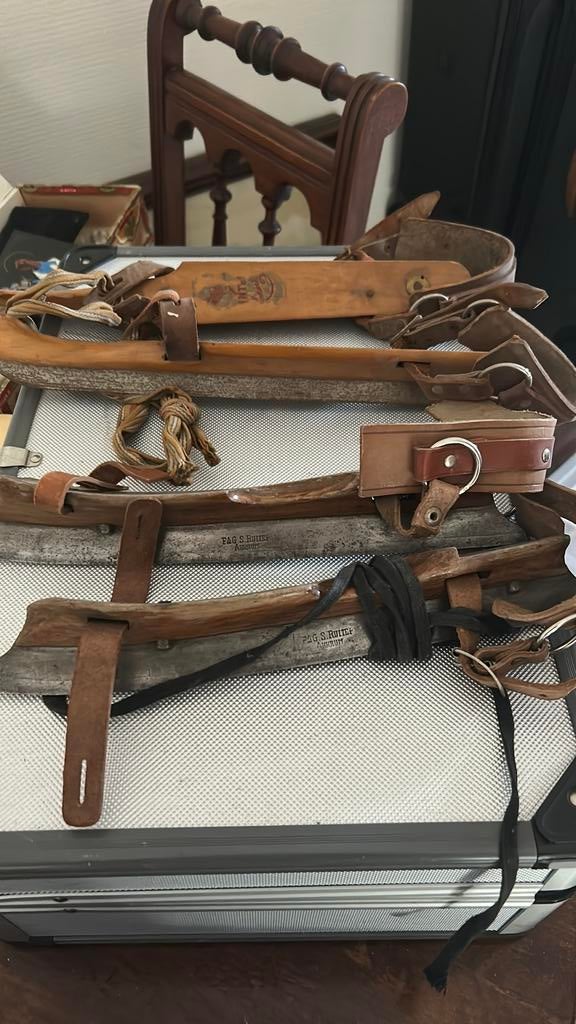 Antieke schaatsen, Sport en Fitness, Schaatsen, Ophalen of Verzenden, Gebruikt, Friese doorlopers, Overige merken