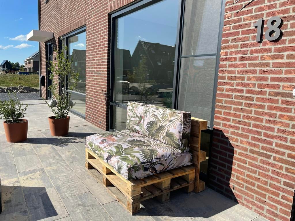 Pallet kussens, Tuin en Terras, Tuinsets en Loungesets, Ophalen, Zo goed als nieuw, 2 zitplaatsen