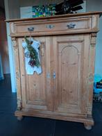 Houten meidenkast / spekkast met lade, Ophalen of Verzenden