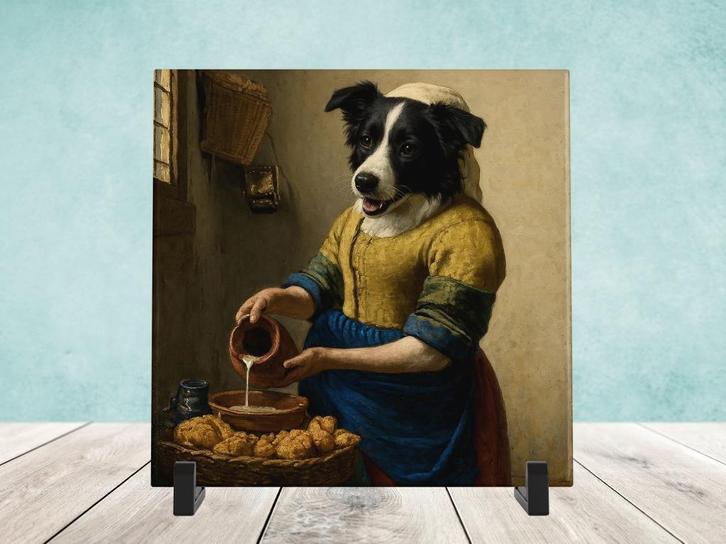 Het Melkmeisje - Border Collie, Huis en Inrichting, Woonaccessoires | Overige, Nieuw, Verzenden