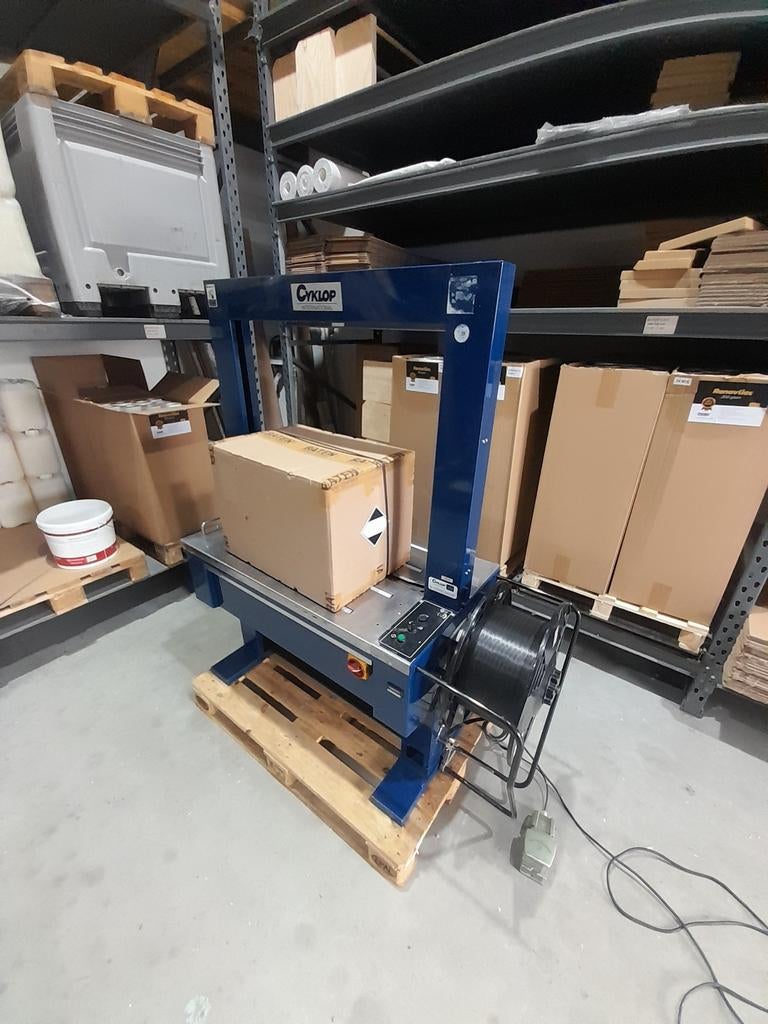 Cyclop inpakmachine strapping omsnoeringsmachine, Doe-het-zelf en Verbouw, Ophalen, 100 cm of meer, 60 cm of meer, 50 cm of meer