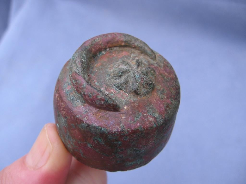 Romeins bronzen gewicht - ong. 2000 jaar oud - bodemvondst, Antiek en Kunst, Ophalen of Verzenden, Brons