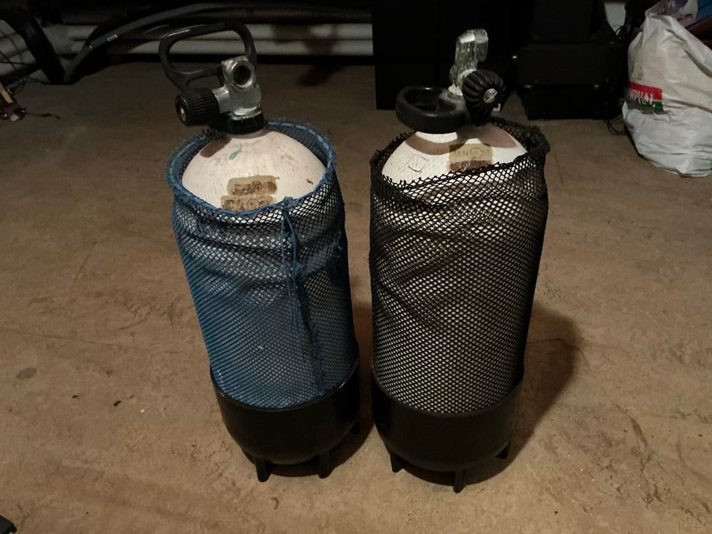 2 Duikflessen, Ophalen, Gebruikt, Duikfles