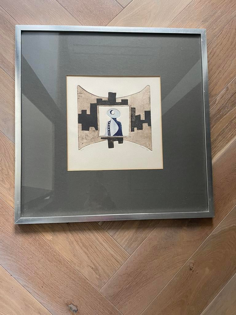 Abstracte kunst schilderij Fasel 76, Antiek en Kunst, Kunst | Schilderijen | Abstract, Ophalen of Verzenden