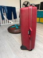 Samsonite Koffer - Rood, met cijferslot en wieltjes, Ophalen, Gebruikt, Hard kunststof, Slot