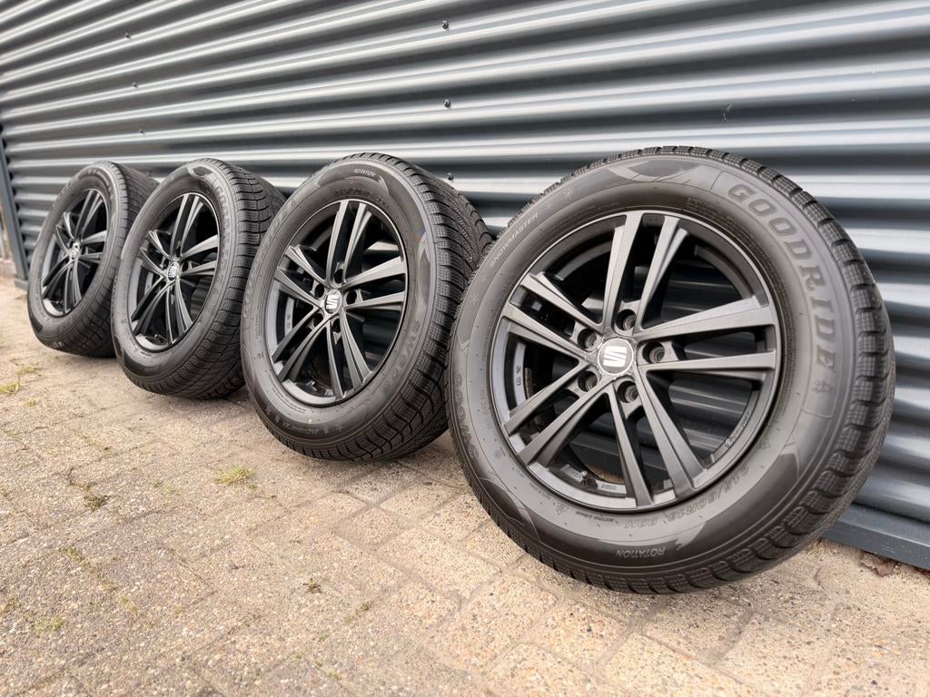 SEAT Ateca 16 inch 5x112 Skoda Karoq VW T-Roc Audi Q2, Auto-onderdelen, Banden en Velgen, Ophalen, 16 inch, Banden en Velgen, Winterbanden