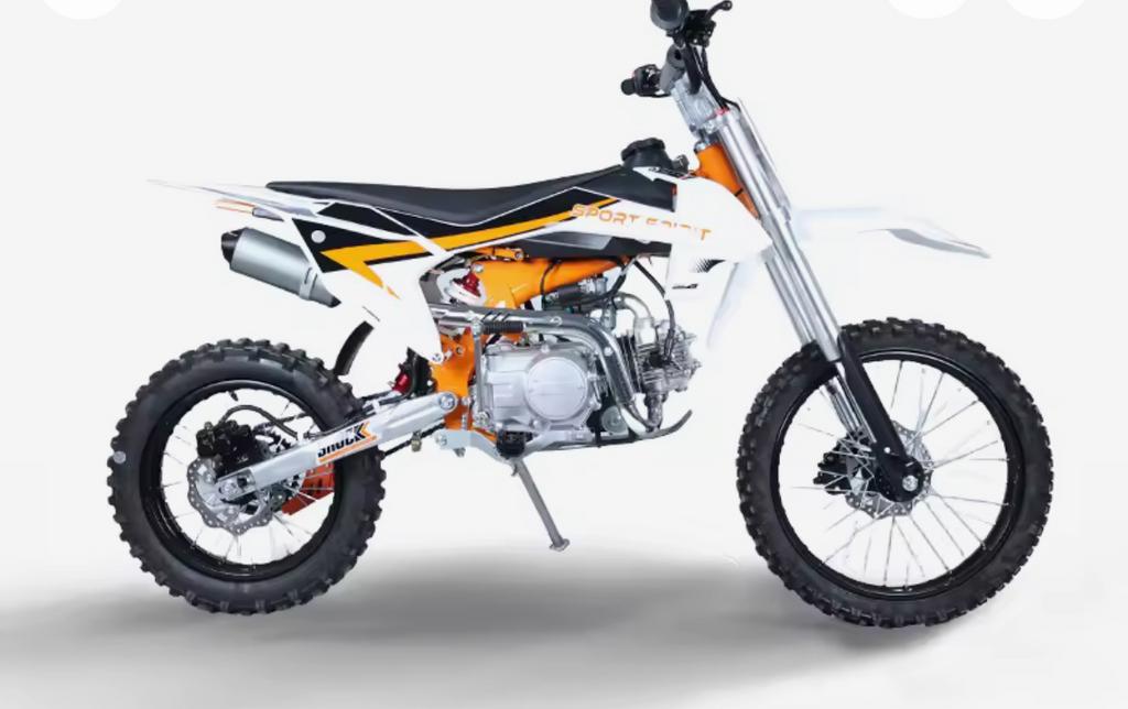 Dirtbike 125cc viertakt, z.g.a.n., Fietsen en Brommers, Brommers | Crossbrommers, Ophalen of Verzenden, Zo goed als nieuw, Overige merken