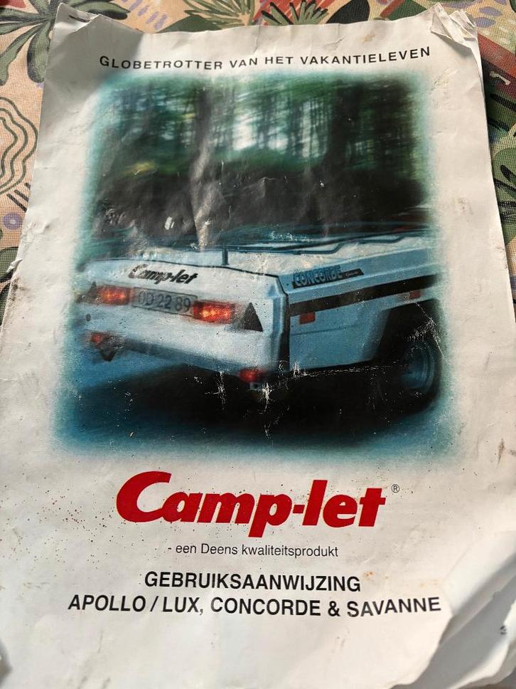 CAMPLET Concorde, Caravans en Kamperen, Vouwwagens, Camp-Let, tot en met 4, Blauw, Aanwezig, Ophalen