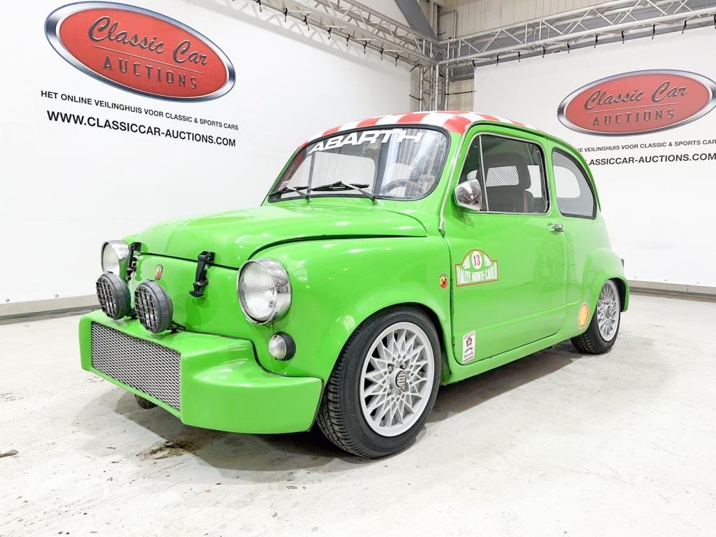Fiat ABARTH ZASTAVA 750 LE (Abarth creation)  - ONLINE AUCTI, Bedrijf, Handgeschakeld, Groen, Te koop