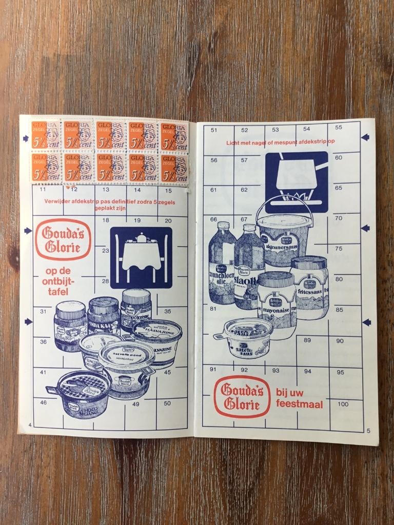Gouda's Glorie Spaarboekje. Vintage., Verzamelen, Ophalen of Verzenden, Gebruikt, Overige typen