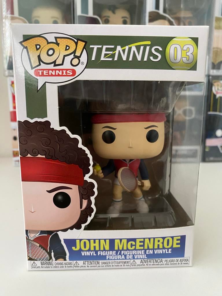 Funko Pop! Tennis John McEnroe #03, Verzamelen, Poppetjes en Figuurtjes, Ophalen of Verzenden, Zo goed als nieuw