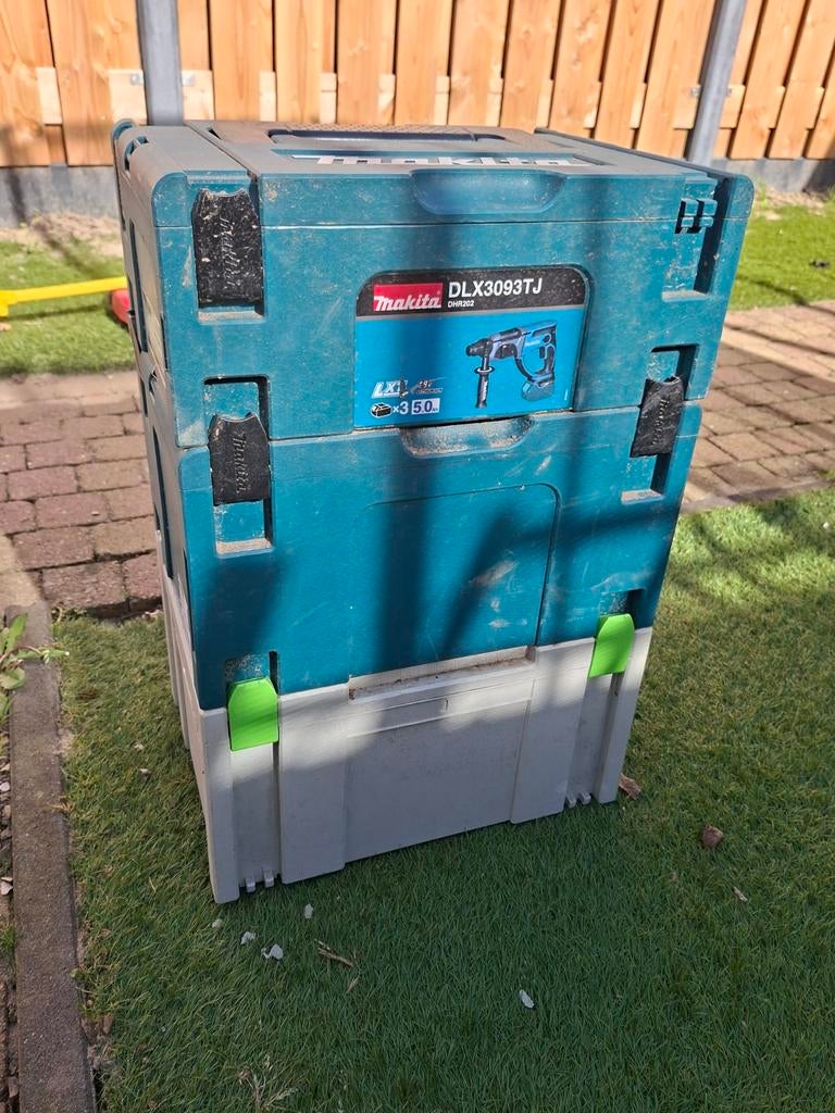 Makita stapelbare gereedschapskisten (3 stuks) m box, Ophalen of Verzenden, Gebruikt