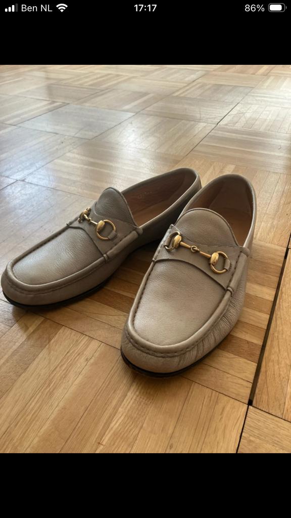 Gucci horsebit loafers 43, Loafers, Overige kleuren, Ophalen of Verzenden, Gedragen