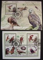 - 690 - 2 Blokken met Adelaars., Verzenden, Gestempeld, Dier of Natuur