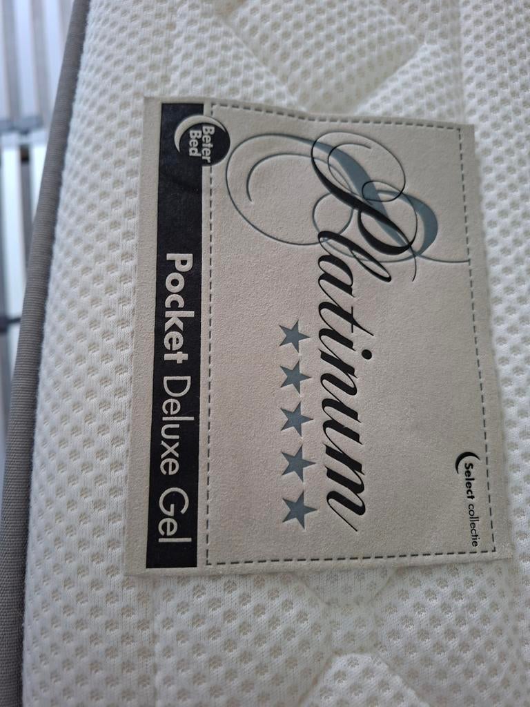 Matras + topper 180 x 200/210, Ophalen of Verzenden, Zo goed als nieuw, Tweepersoons, 180 cm