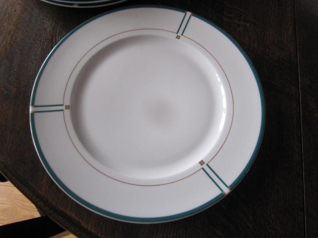 Zes zeer mooie Kahla porselein dinnerborden -, Verzenden