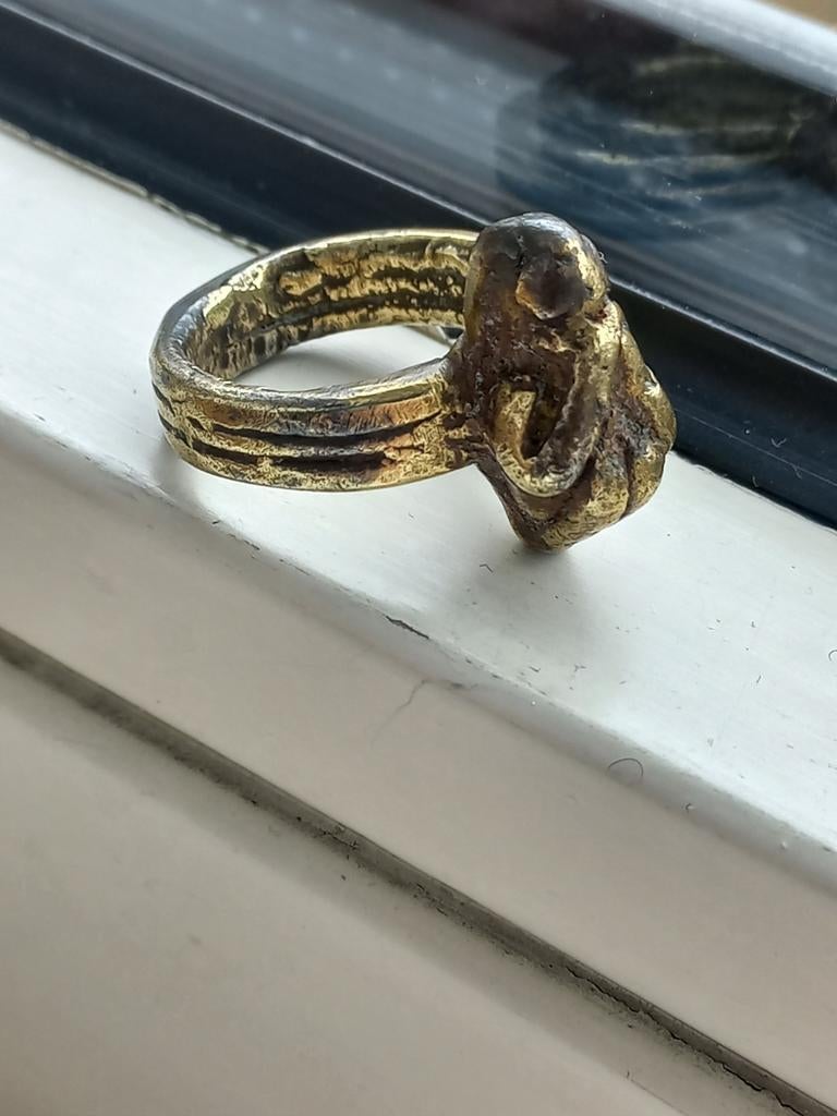 Thaise amulet ring Ayuthtaya, Antiek en Kunst, Ophalen of Verzenden