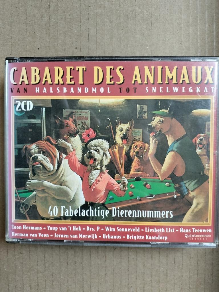 Cabaret des Animaux - Van Halsbandmol tot Snelwegkat (2CD), Verzenden, Gebruikt