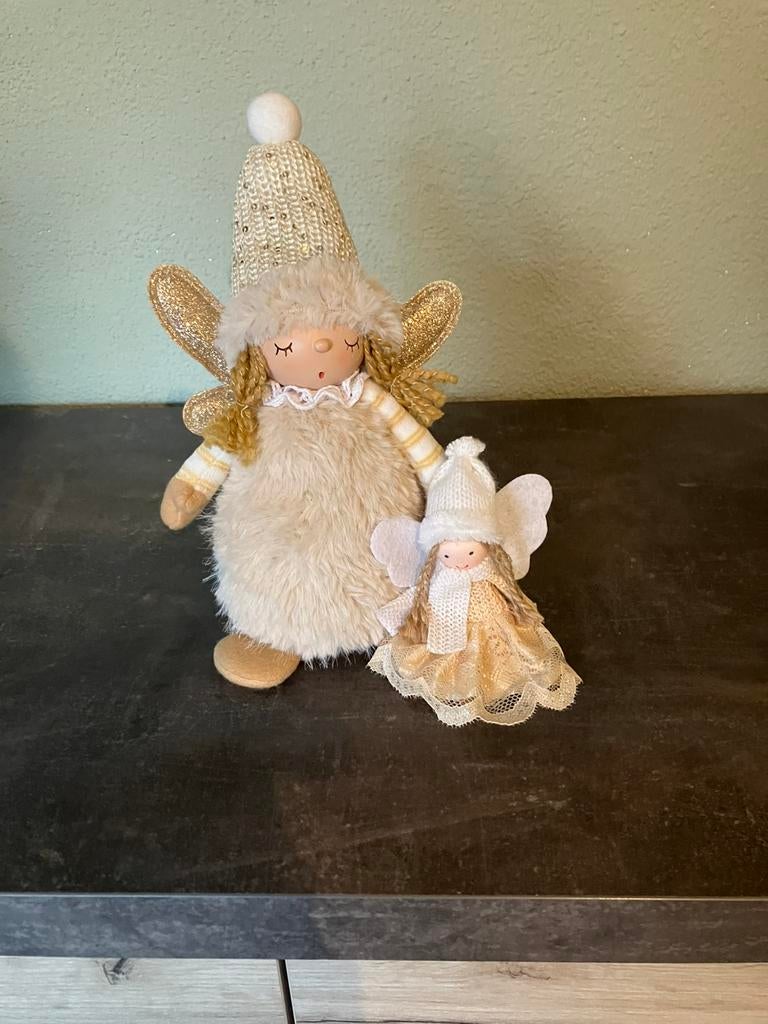 2 stoffe engeltjes, Diversen, Kerst, Ophalen, Zo goed als nieuw