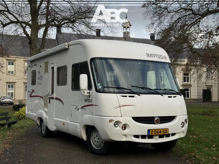 RAPIDO 986 Camper (bj 2005), Caravans en Kamperen, Campers, Rapido, Diesel, Airconditioning, Navigatie, Fietsendrager, Luifel