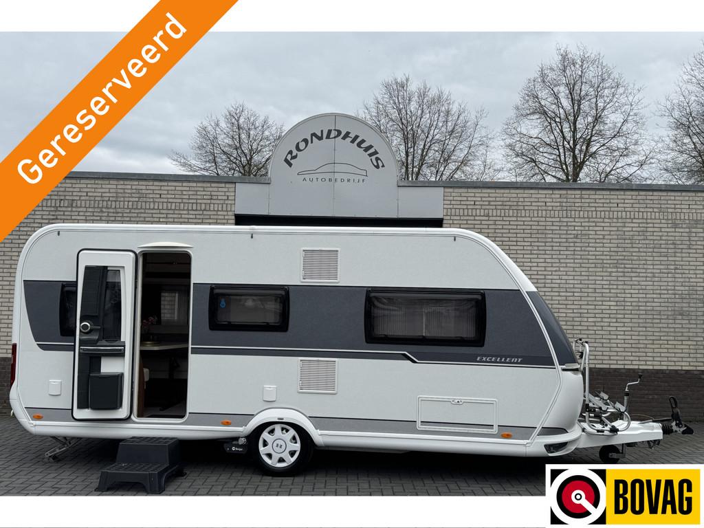 Hobby Excellent 495 UL met enkele bedden *Mover/Fietsendrage, Caravans en Kamperen, Caravans, Vast bed, Rondzit, Hobby, 7 tot 8 meter