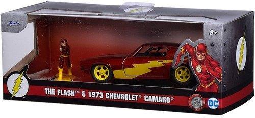 Jada Diecast: The Flash & 1973 Chevrolet Camaro 1:32, Hobby en Vrije tijd, Modelauto's | 1:32, Nieuw, Auto, Overige merken, Ophalen of Verzenden