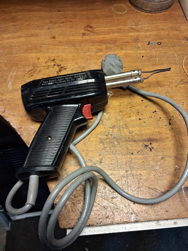 Weller Soldeerpistool 8100C - Snel Warm, Goede Staat, Ophalen of Verzenden, Gebruikt, Minder dan 150 ampère, Overige typen
