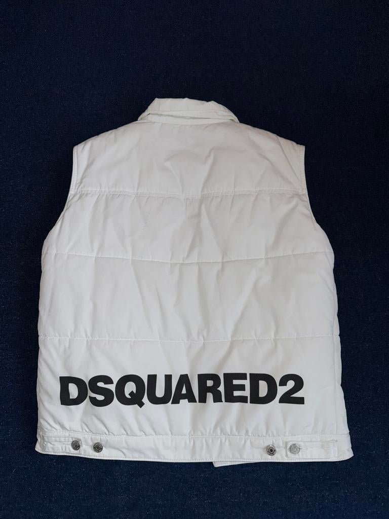 Dsquared bodywarmer jas maat M/L origineel (geen gucci louis, Ophalen of Verzenden, Zo goed als nieuw, Maat 48/50 (M), Zwart
