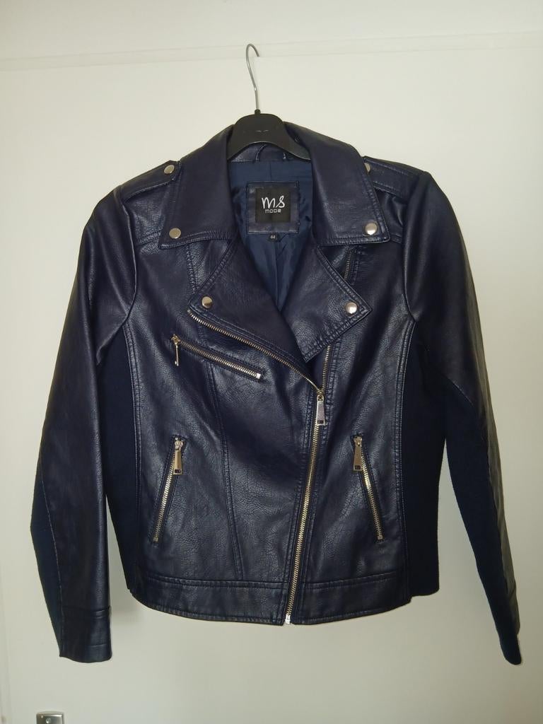 Donkerblauw jasje - Zo goed als nieuw, Kleding | Dames, Jassen | Zomer, Blauw, Maat 42/44 (L), Ophalen of Verzenden, Zo goed als nieuw