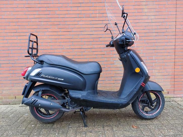 Sym Fiddle 2 (2020) bromscooter met geel kenteken, Fietsen en Brommers, Scooters | SYM, Gebruikt, Fiddle, Maximaal 45 km/u, Benzine