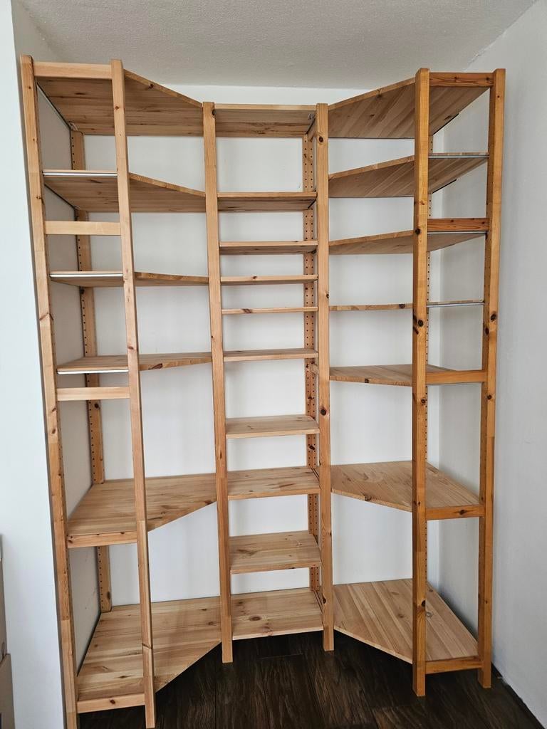 2x IKEA IVAR Hoekelementen - Massief Grenen Houten Kast, Ophalen, Gebruikt, 25 tot 50 cm