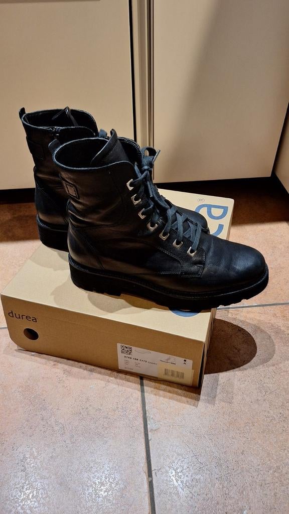 Durea maat 7.5 wijdte h, Kleding | Dames, Schoenen, Ophalen of Verzenden, Zo goed als nieuw, Zwart, Sneakers of Gympen